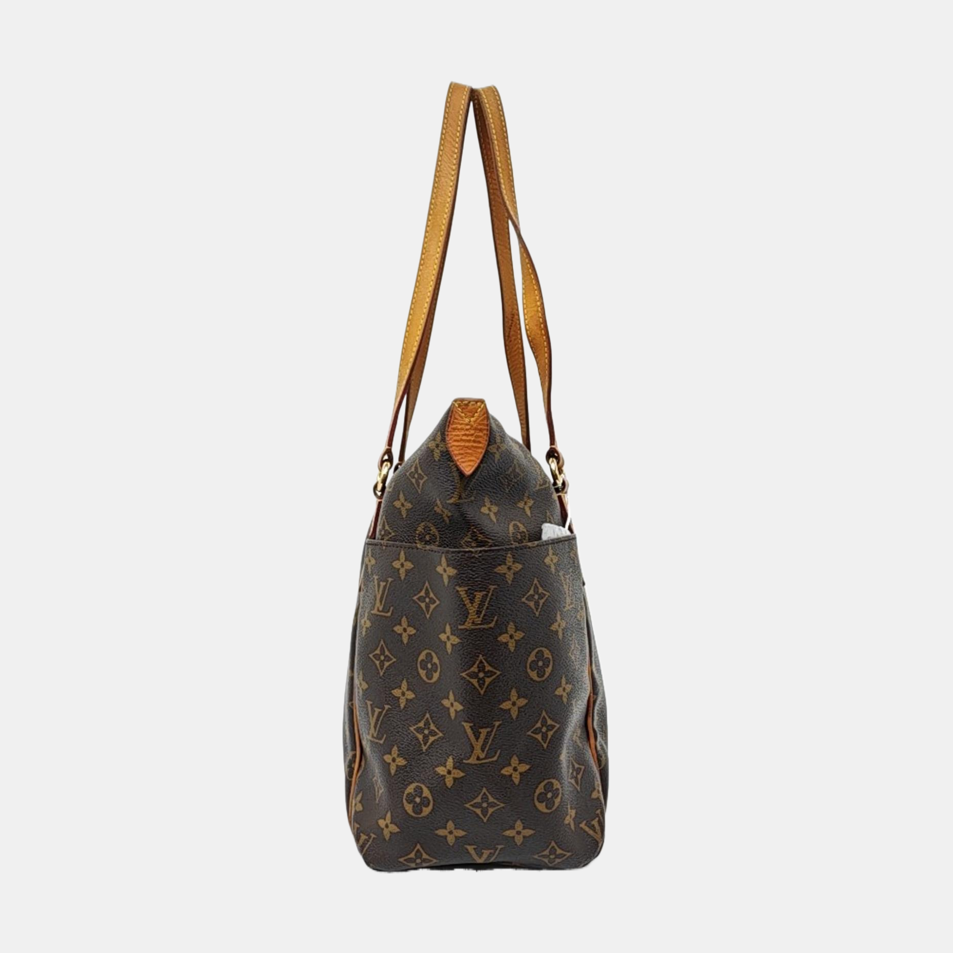 TOTALLY MM Monogram Coated Canvas Brown