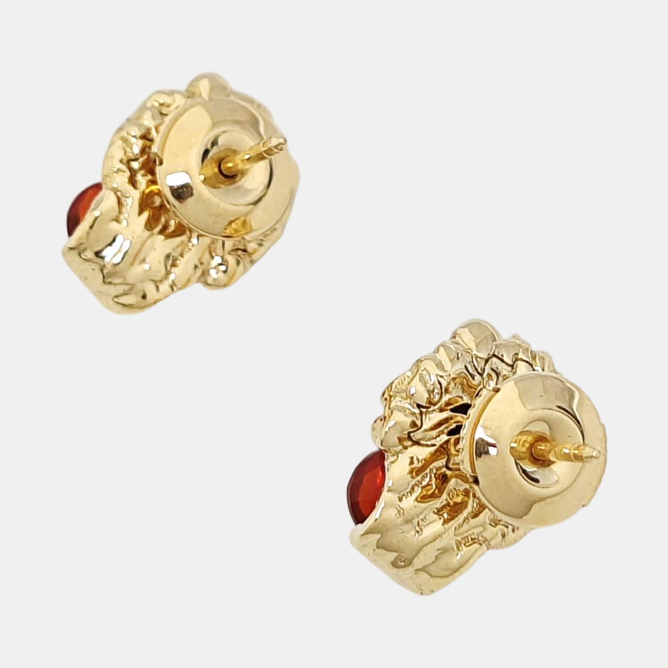18k Gold Stud Earrings