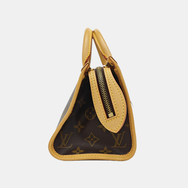 POPINCOURT Monogram Coated Canvas Brown