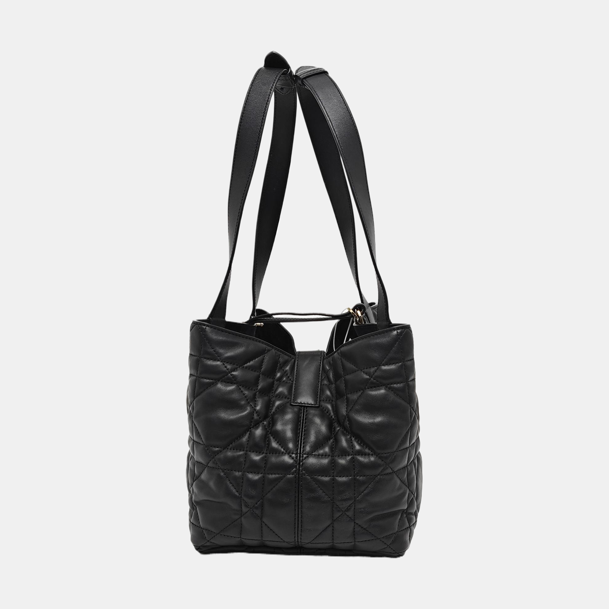 Toujours Medium Cannage Calfskin Black