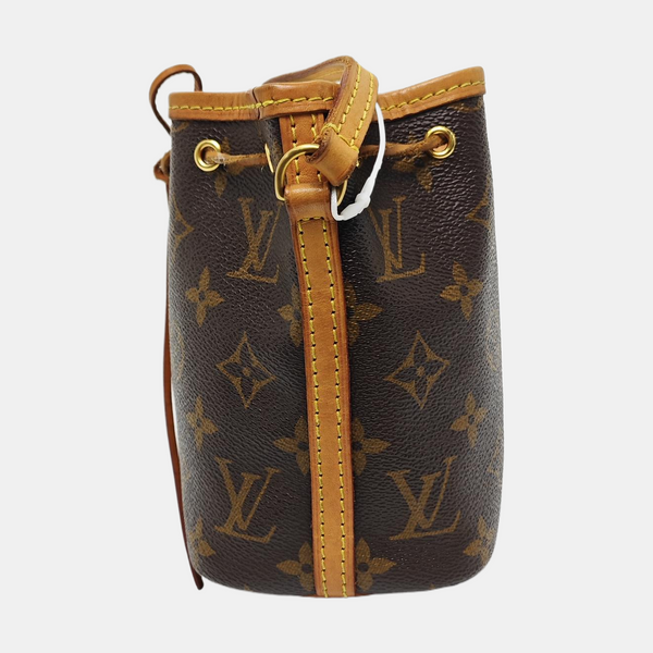 NÉONOÉ Nano Lona Revestida Monogram Marrón