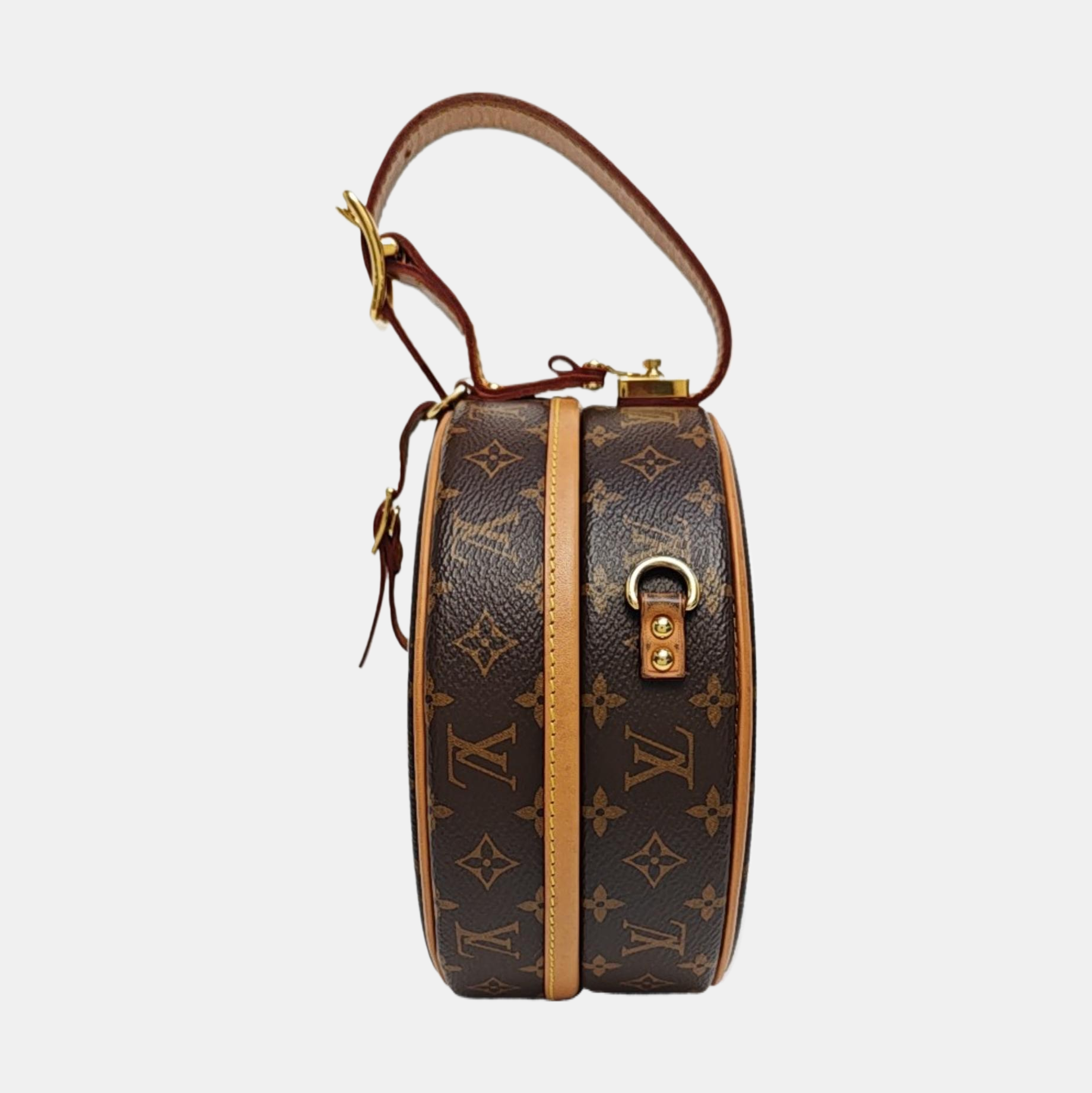 BOITE CHAPEAU PM Monogram Coated Canvas Brown