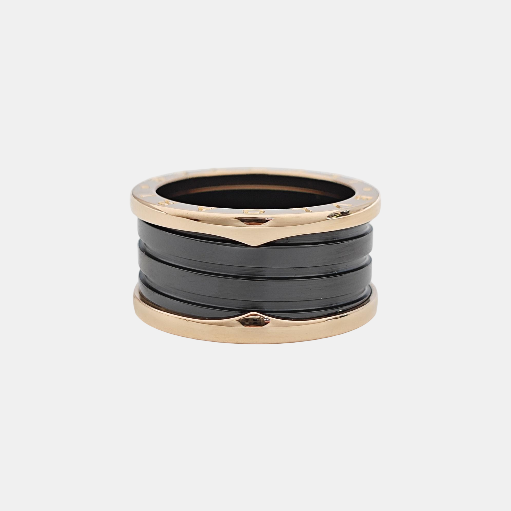 B.ZERO1 18k Rose Gold Ring EU 60