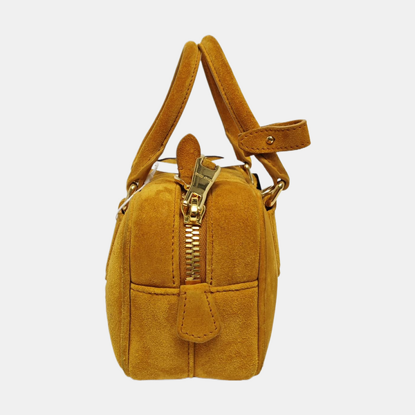 Arcadie Small Suede Yellow