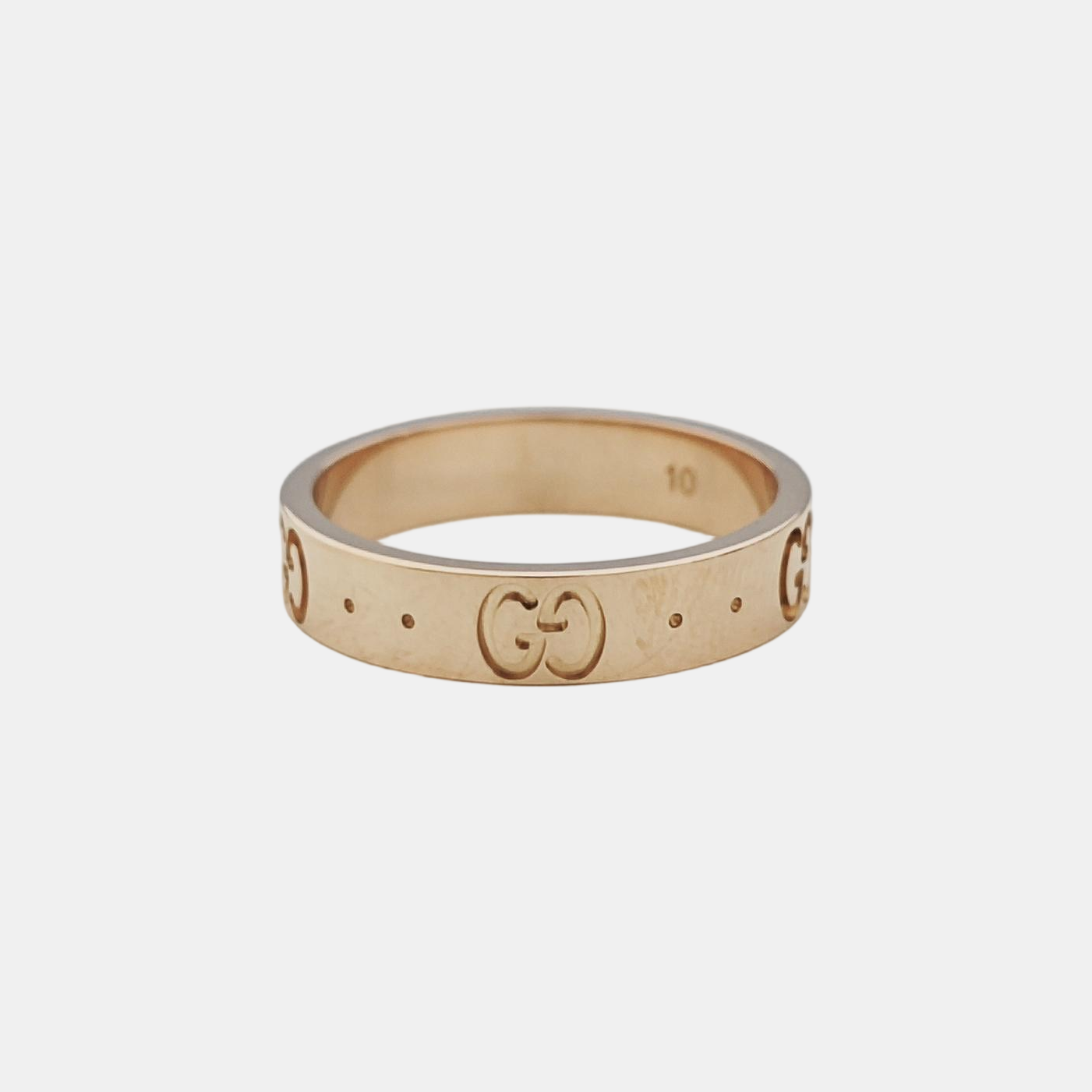 Anillo Icon en oro rosa de 18k HK 10