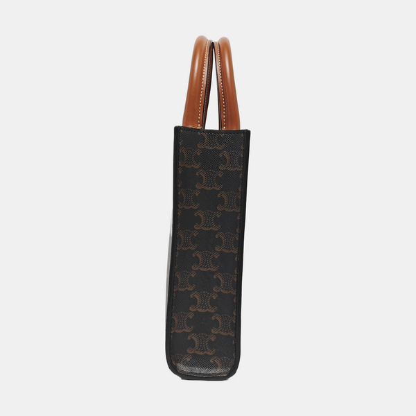 CABAS CELINE Mini Coated Canvas Brown