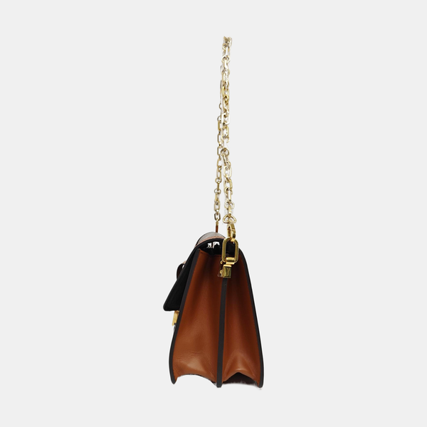 DAUPHINE MM Monogram Coated Canvas Brown
