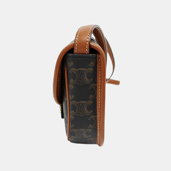 BESACE Mini Coated Canvas Brown