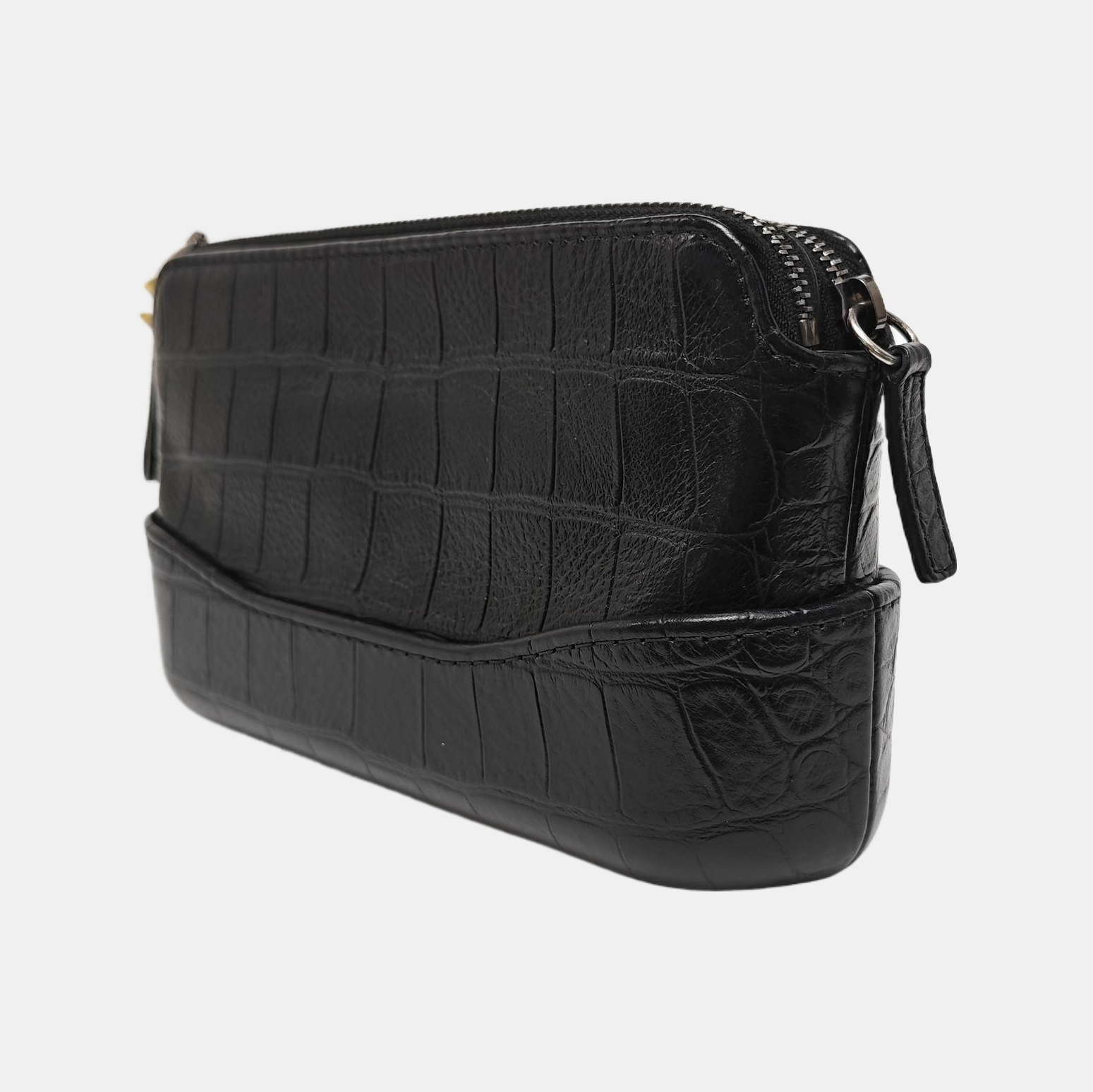 GABRIELLE Super Mini Calfskin Black