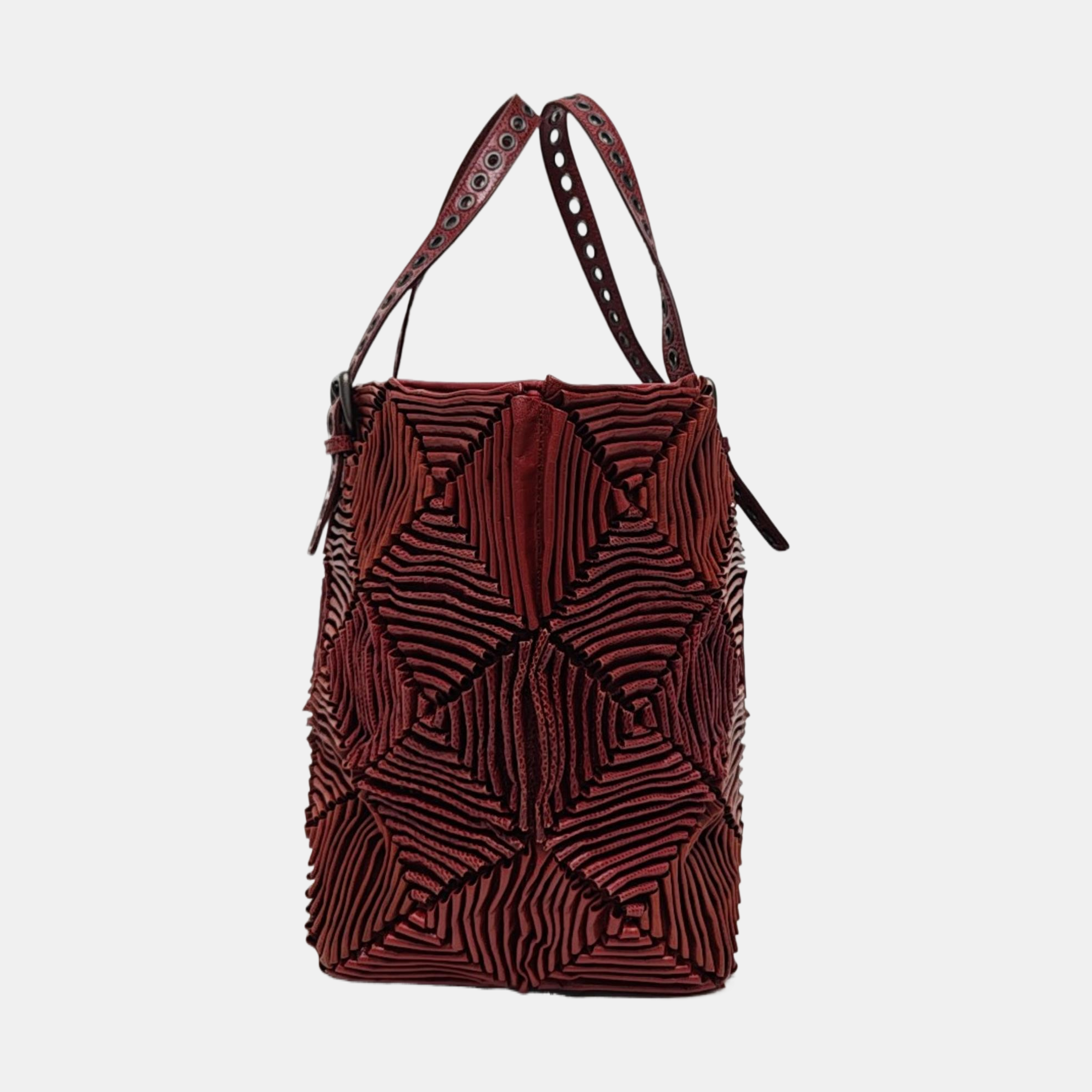 Calfskin Tote Bag Red