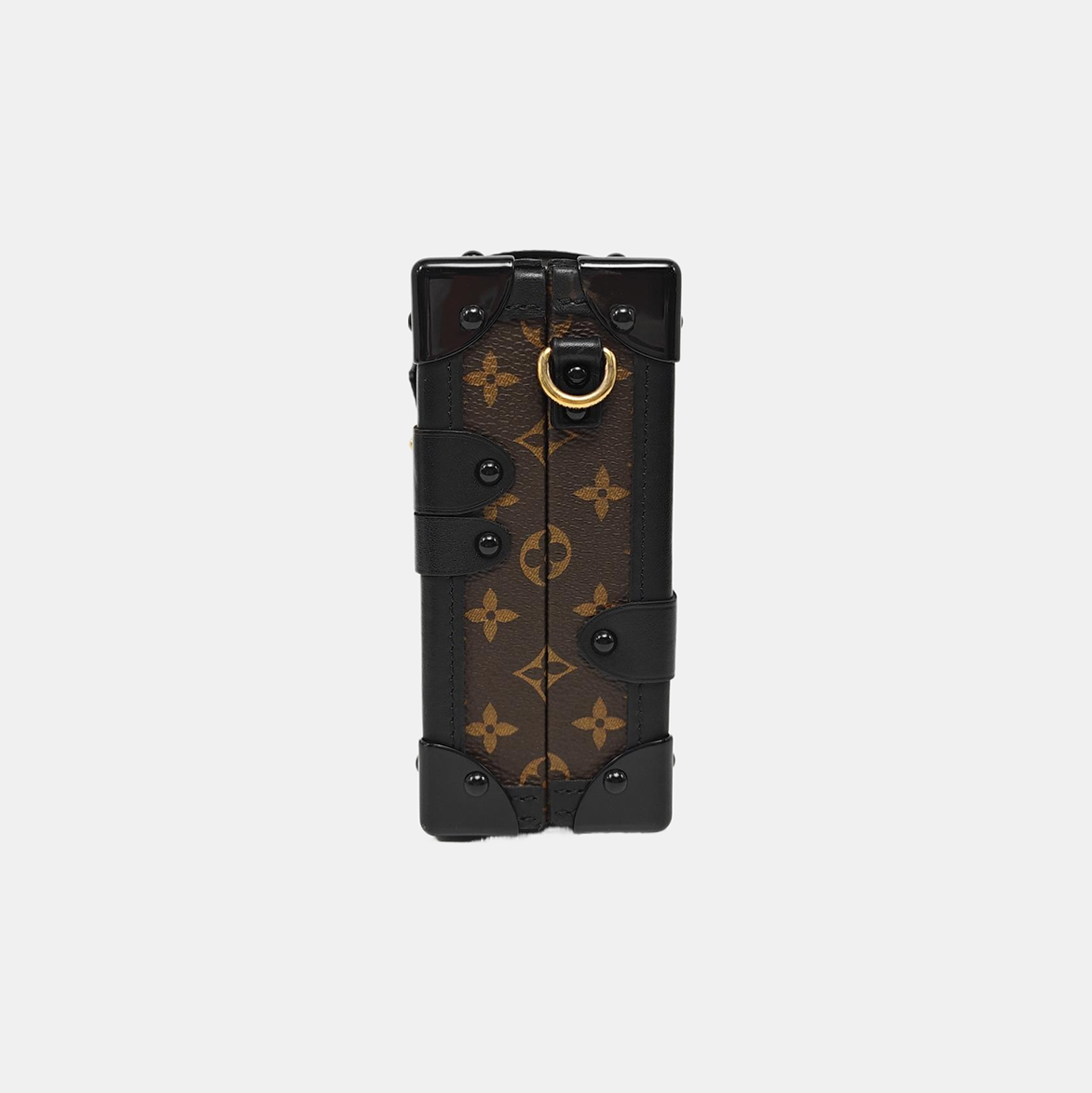 PETITE MALLE Monogram Coated Canvas Brown