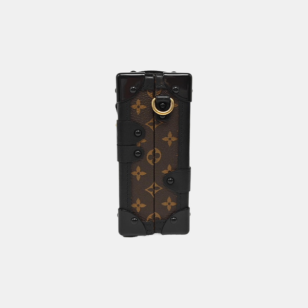 PETITE MALLE Monogram Coated Canvas Brown