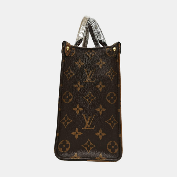 ONTHEGO PM Monogram Coated Canvas Brown