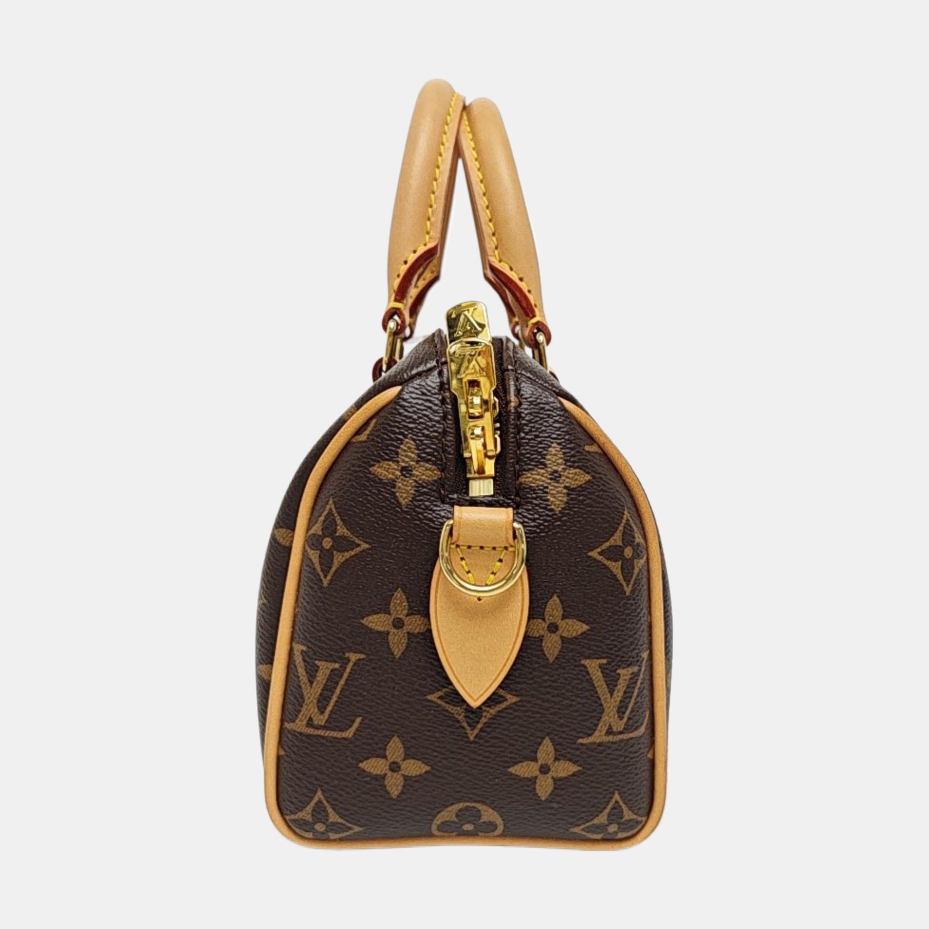 SPEEDY 20 Monogram Coated Canvas Brown