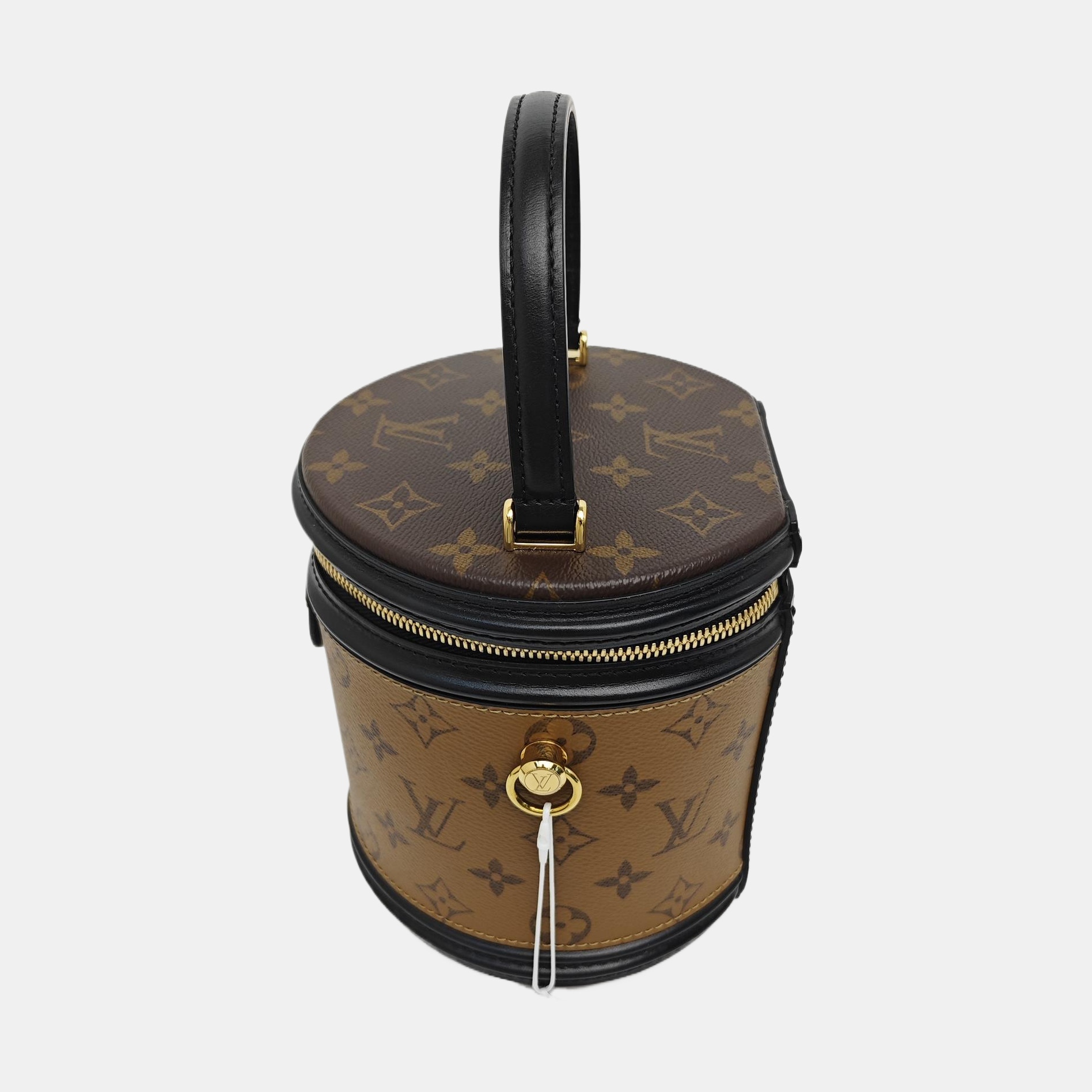 CANNES PM Monogram Coated Canvas Brown