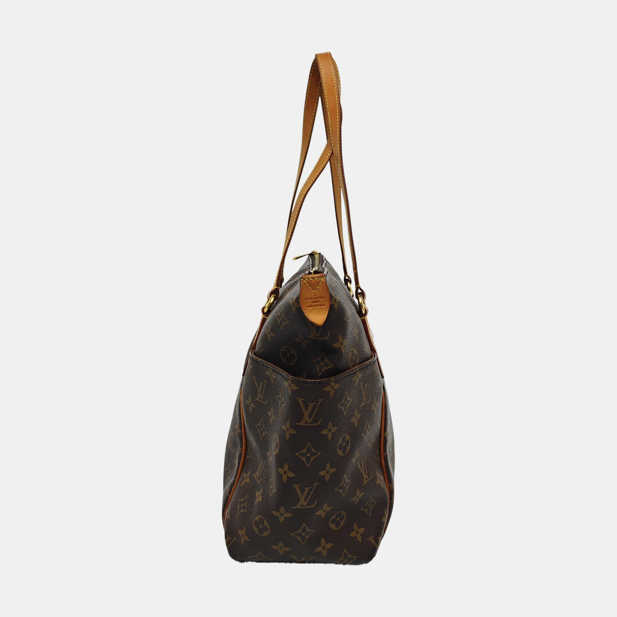 TOTALLY MM Monogram Coated Canvas Brown