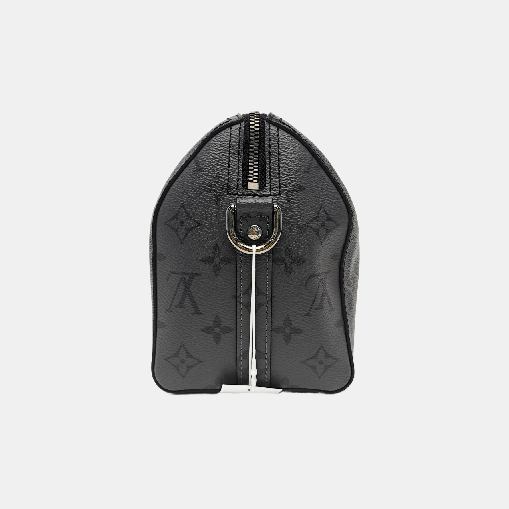 KEEPALL 25 Monogram Coated Canvas Black