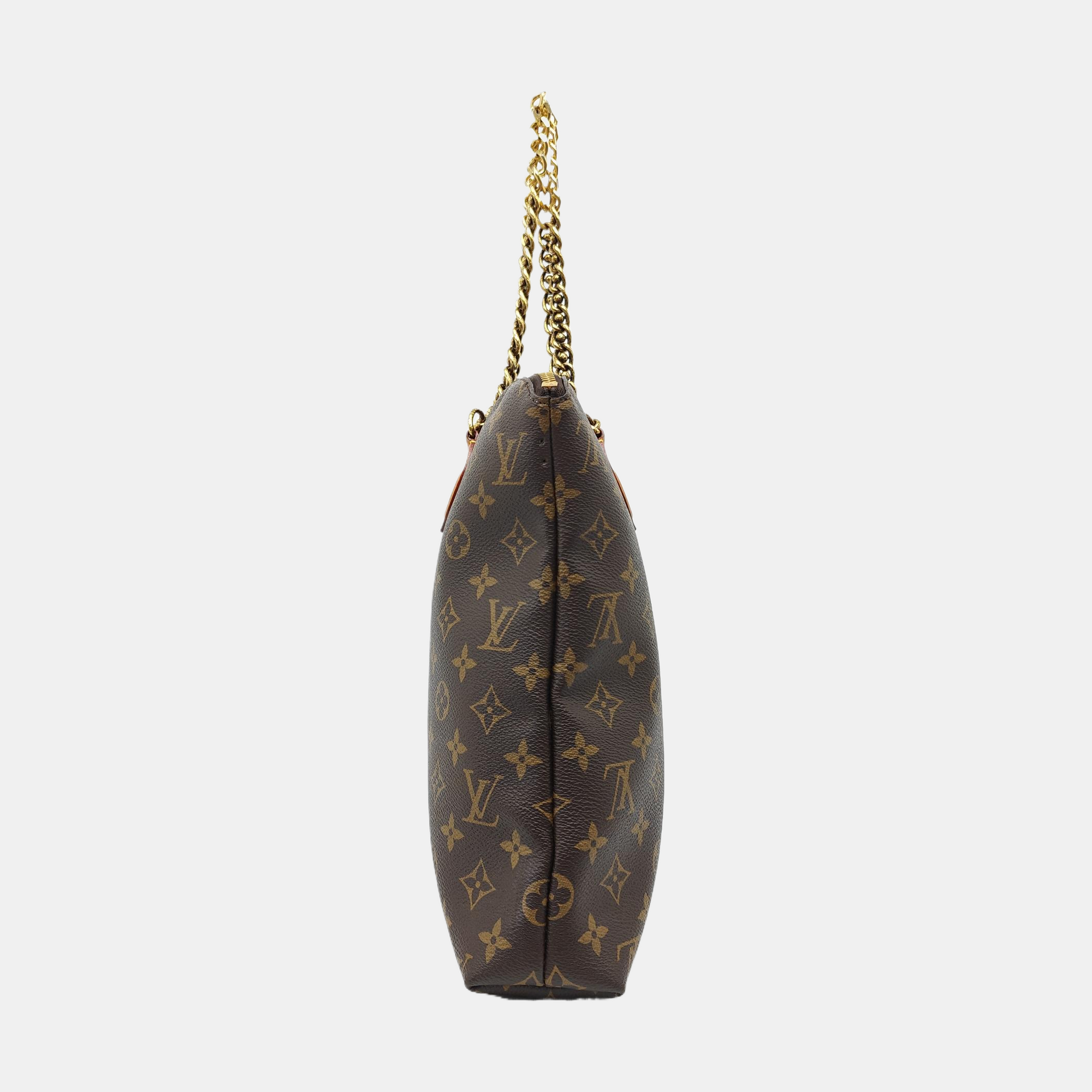 LOCKIT Monogram Coated Canvas Brown