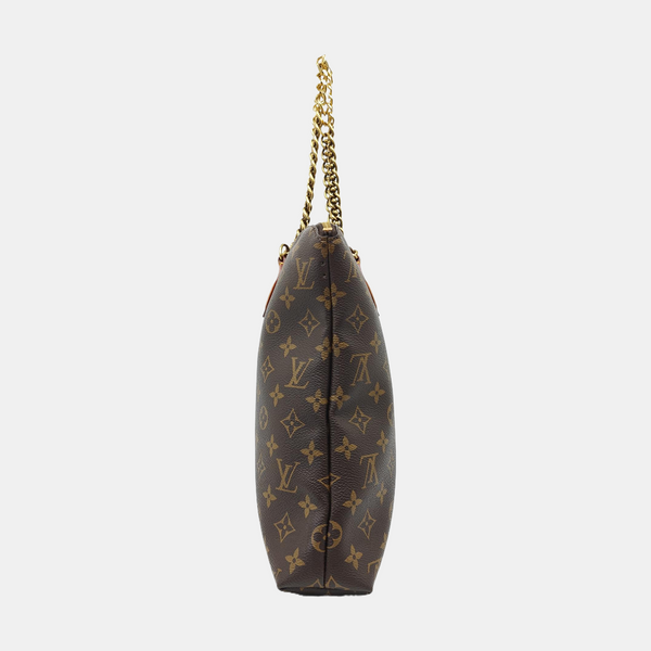 LOCKIT Monogram Coated Canvas Brown