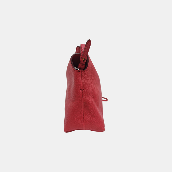 Calfskin Shoulder Bag Red