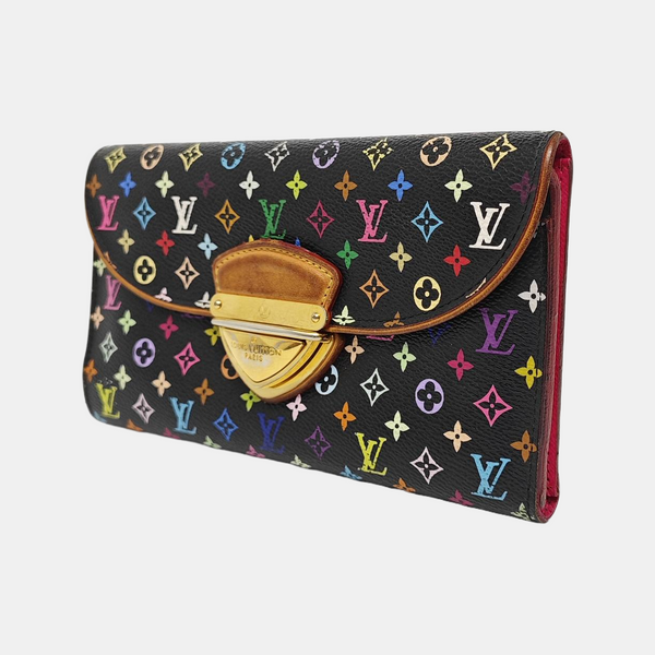 LV × TM KOALA Monogram Coated Canvas Black Wallet