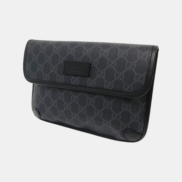 Neo Vintage Monogram Coated Canvas Black