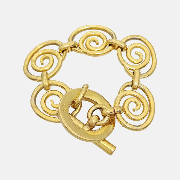 Pulsera de oro de metal