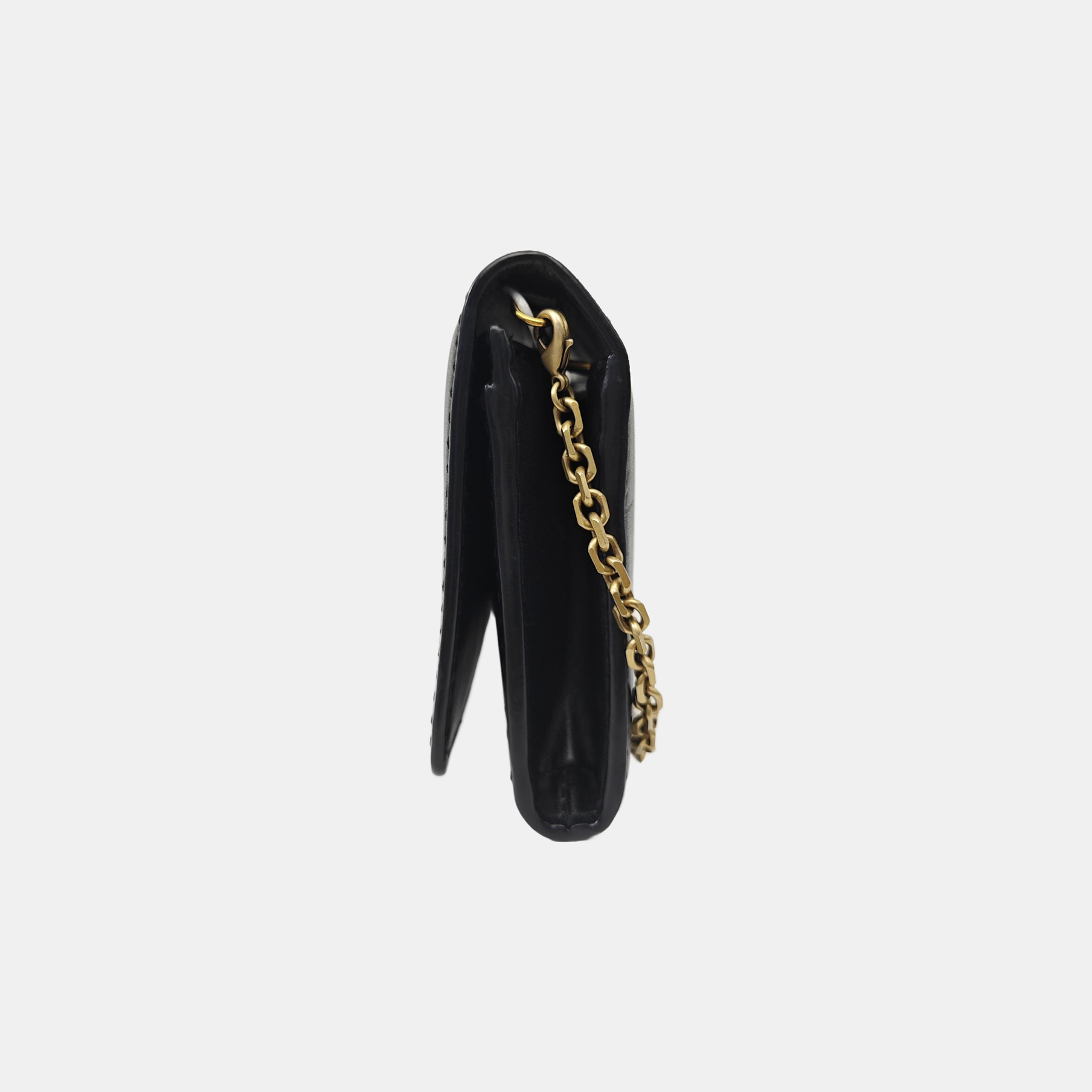 Calfskin Shoulder Bag Black