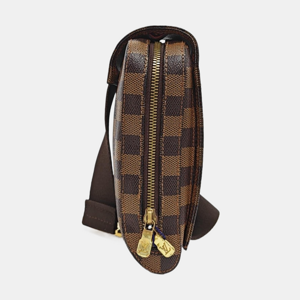 GÉRONIMOS Damier Ebene Coated Canvas Brown