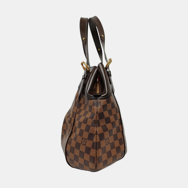 SISTINA GM Damier Ebene Coated Canvas Brown