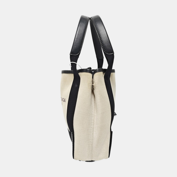 Navy Mini Canvas White