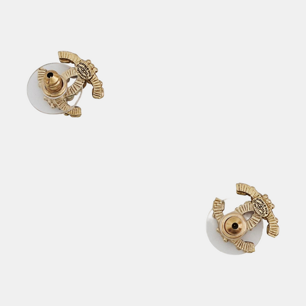 Metal Gold Stud Earrings