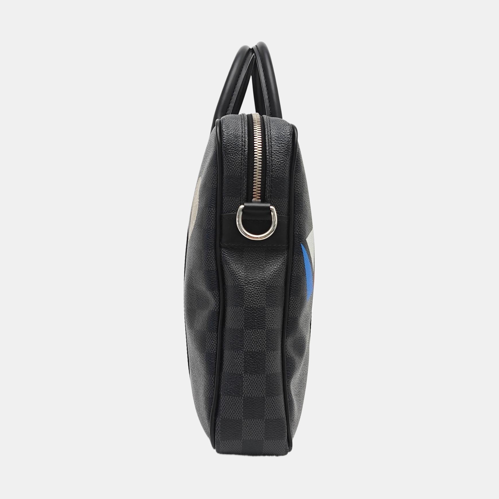 ANTON Damier Graphite Coated Canvas Gray