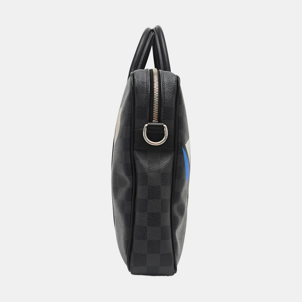 ANTON Damier Graphite Coated Canvas Gray