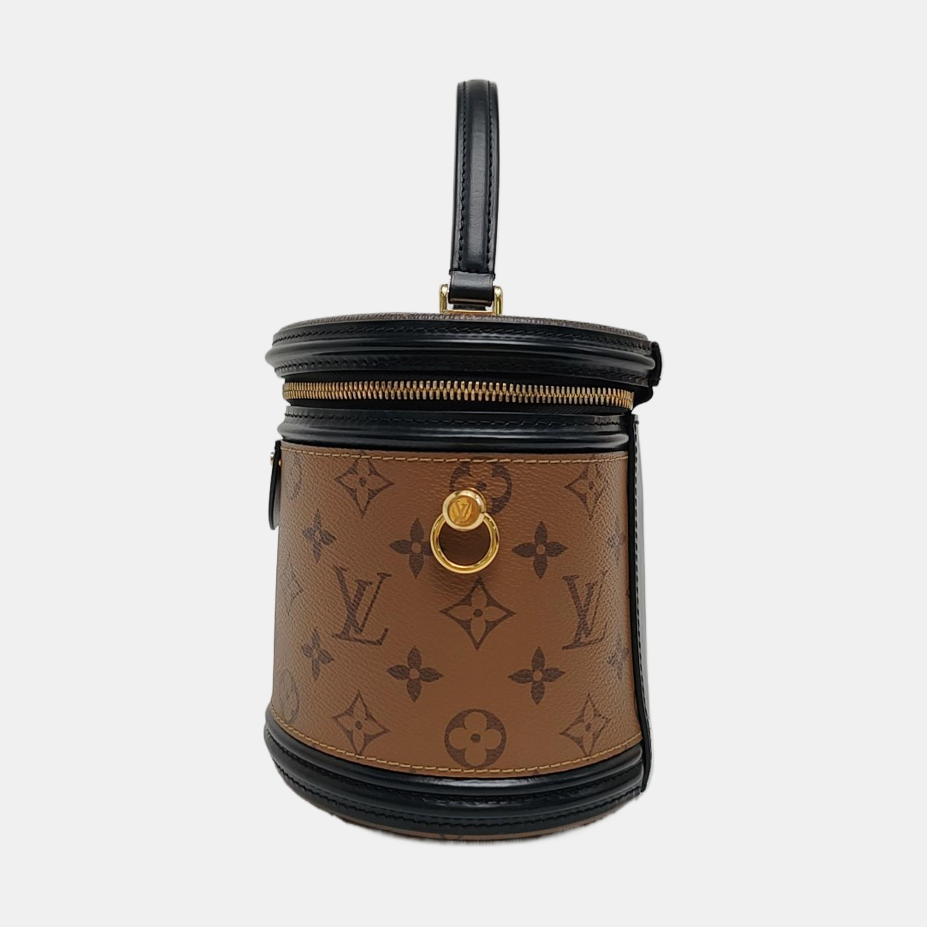 CANNES PM Monogram Coated Canvas Brown