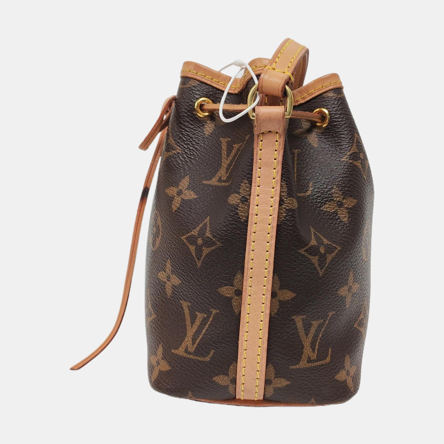 NÉONOÉ Nano Monogram Coated Canvas Brown