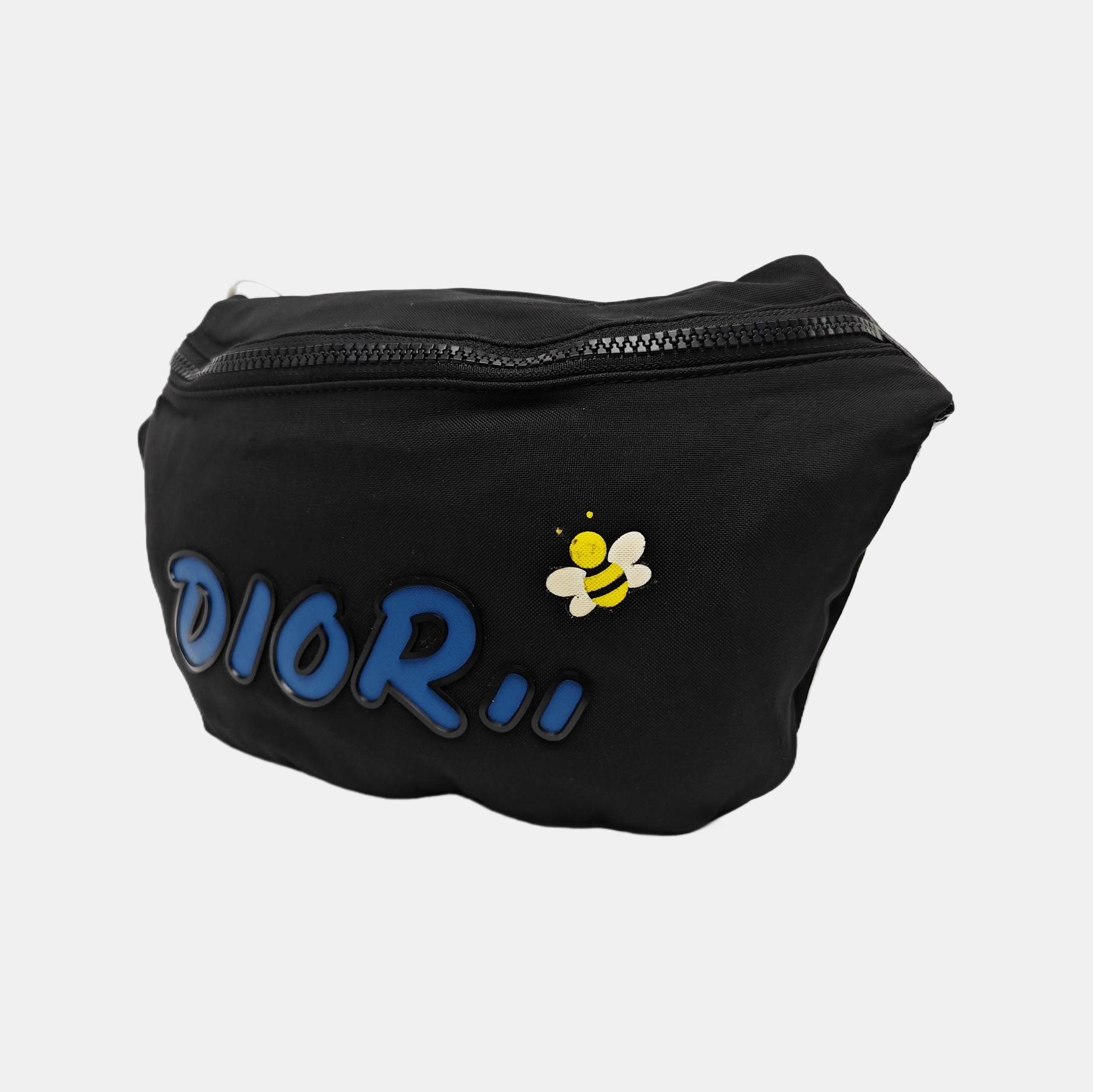 Fabric Belt Bag Black