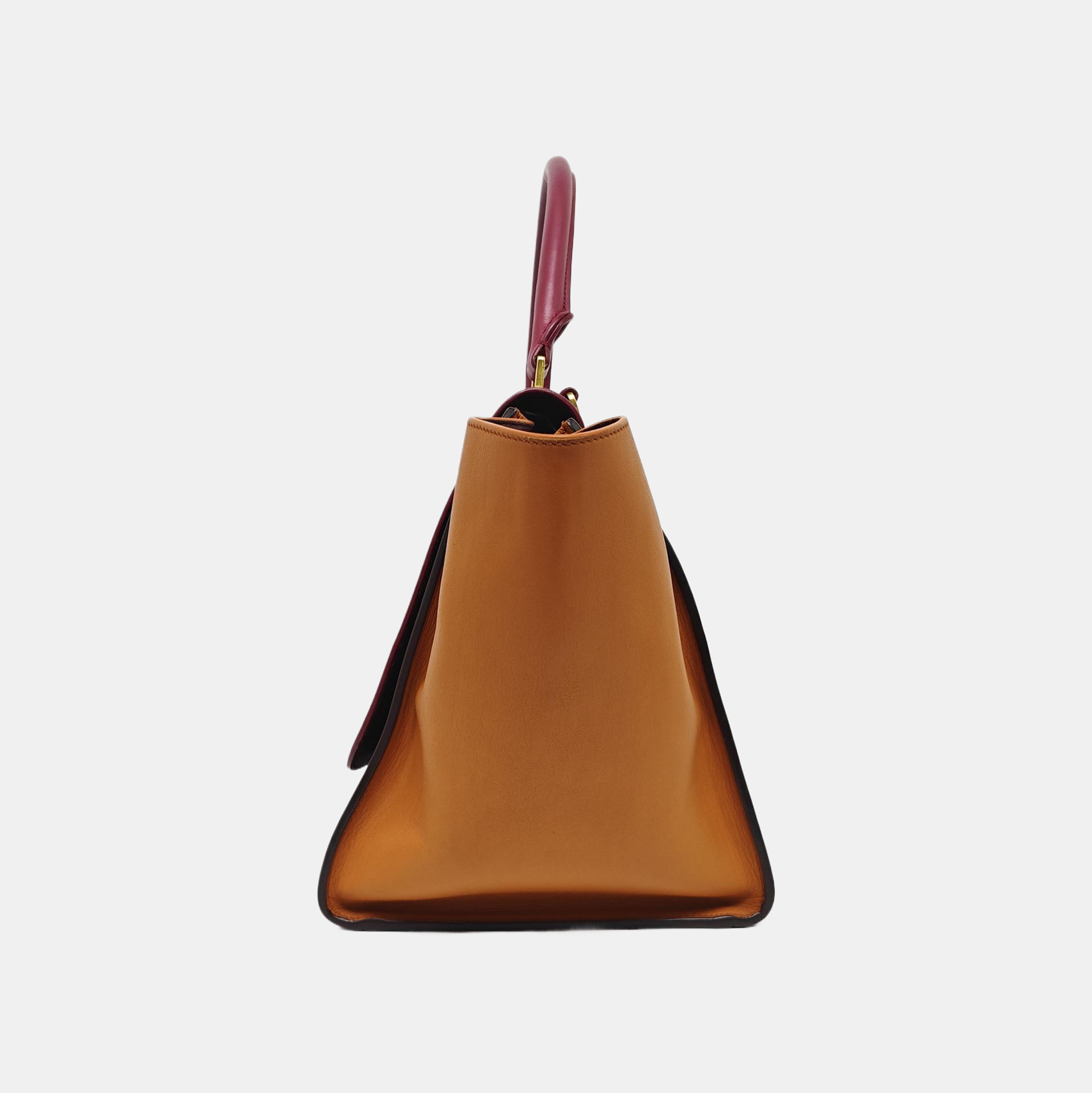 TRAPEZE Small Calfskin Red