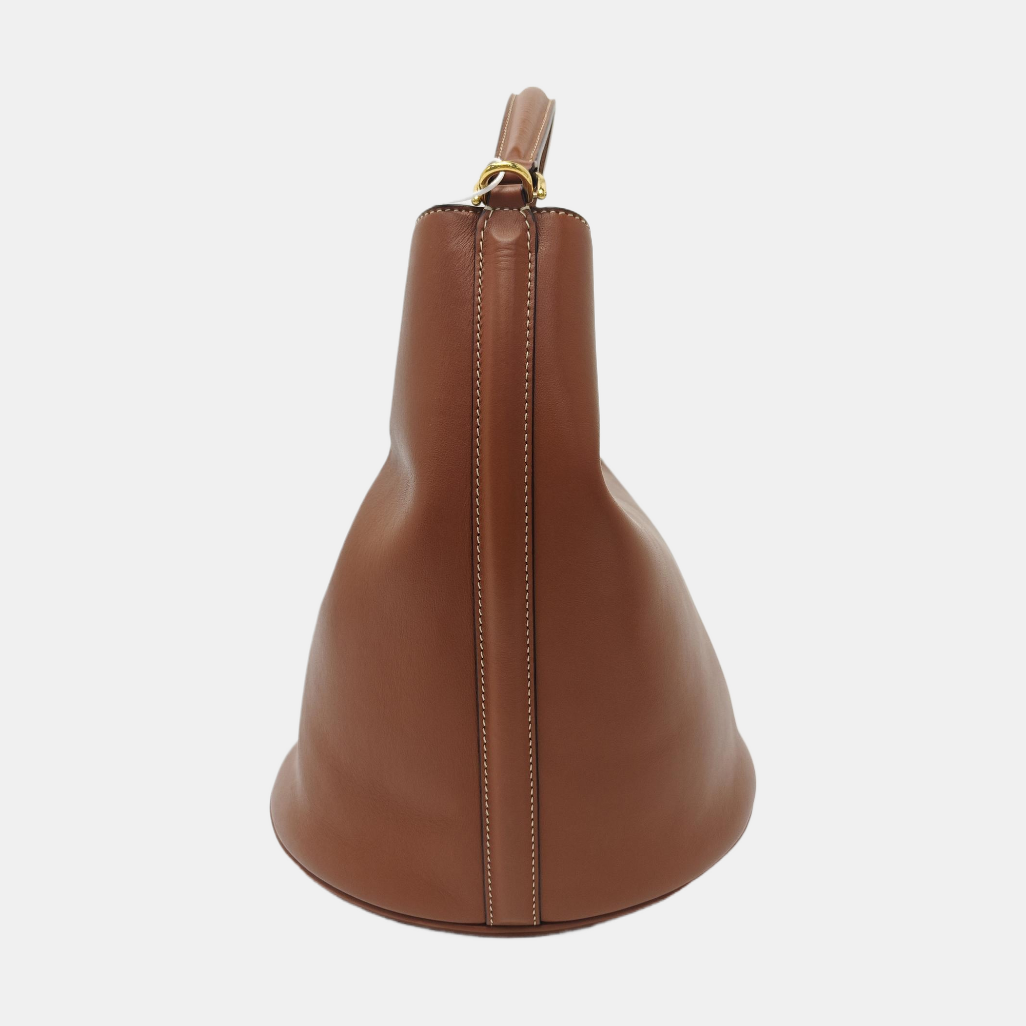 BUCKET 16 Calfskin Brown