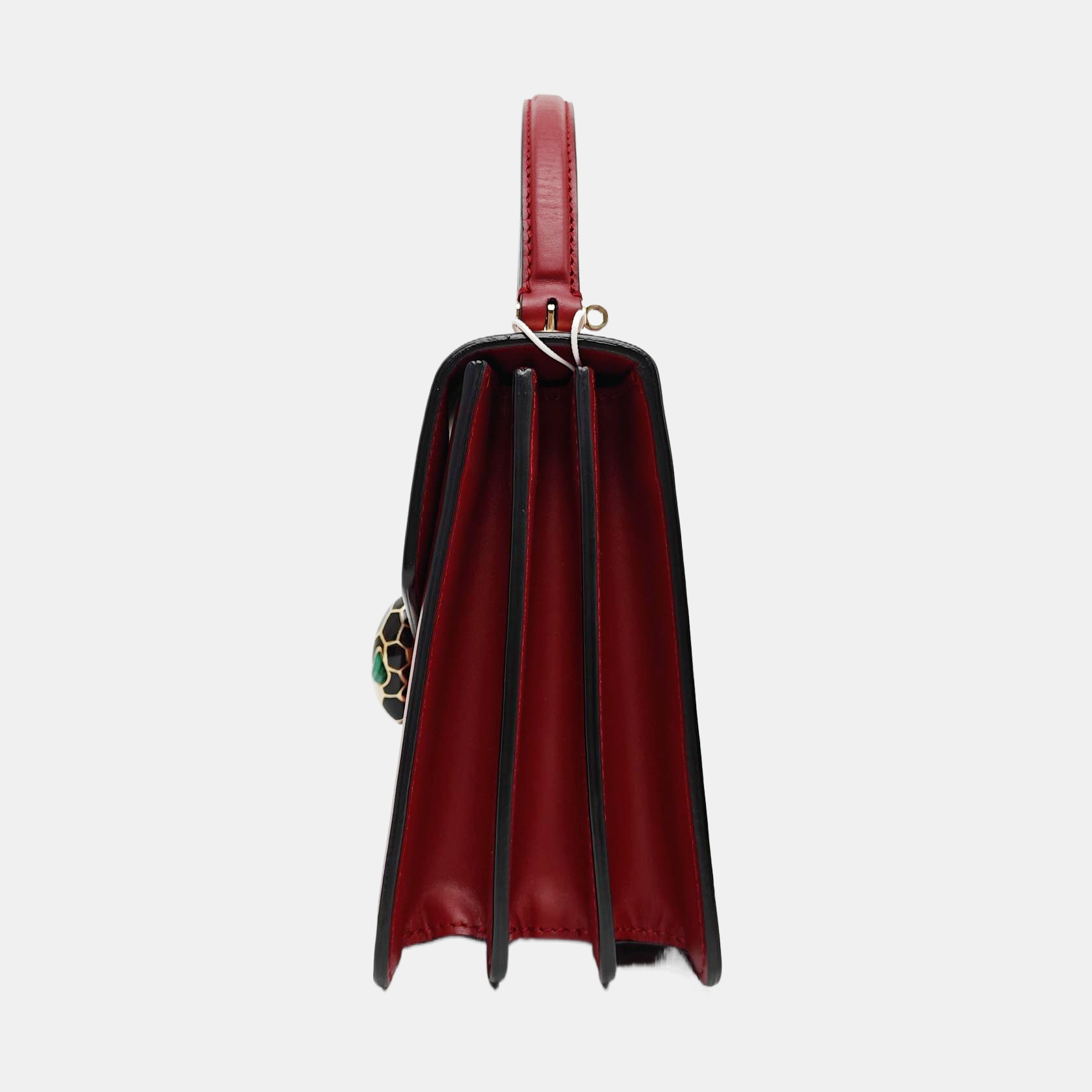 SERPENTI FOREVER Small Quilted Calfskin Red