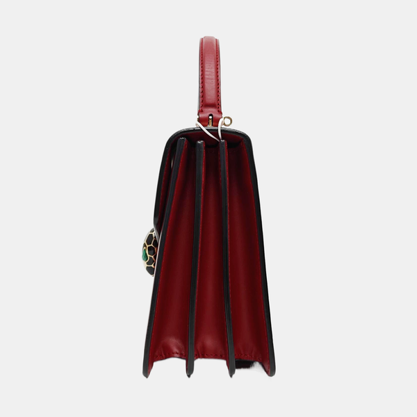 SERPENTI FOREVER Small Quilted Calfskin Red