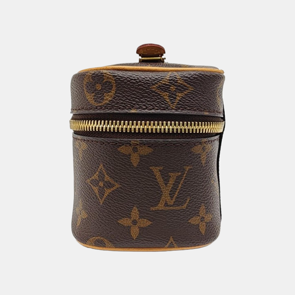 NICE Super Mini Monogram Coated Canvas Brown