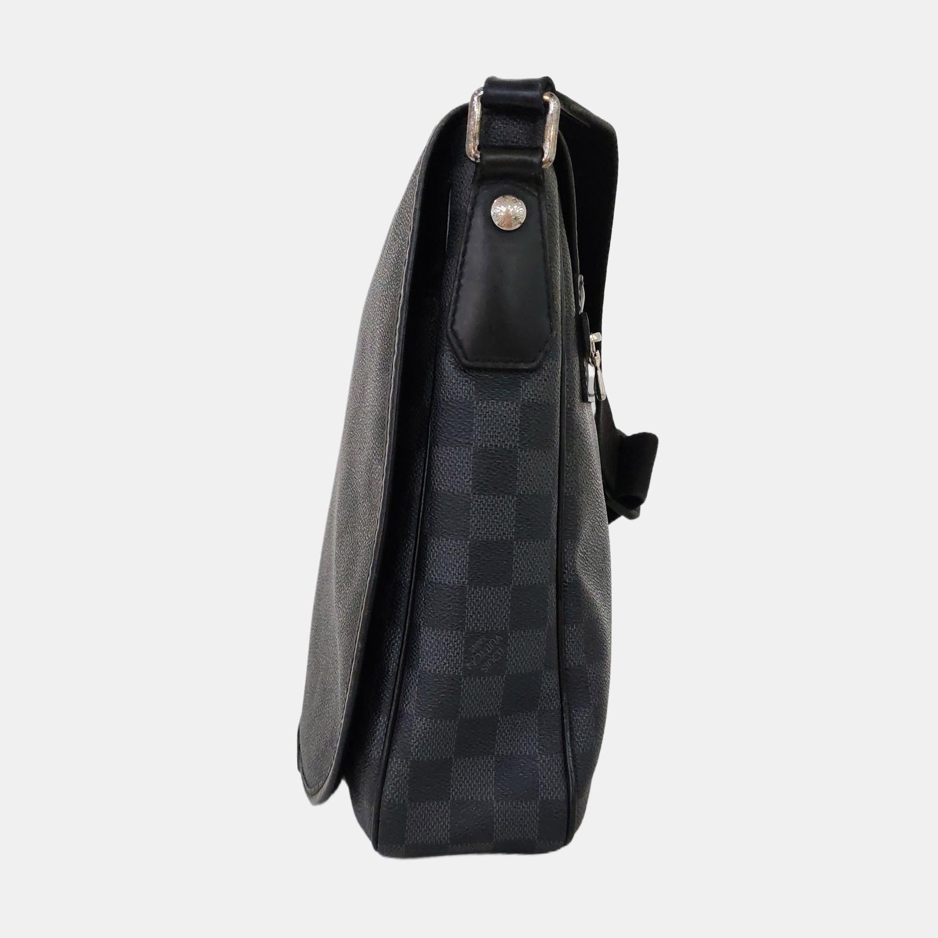 DANIEL Damier Graphite Coated Canvas Gray