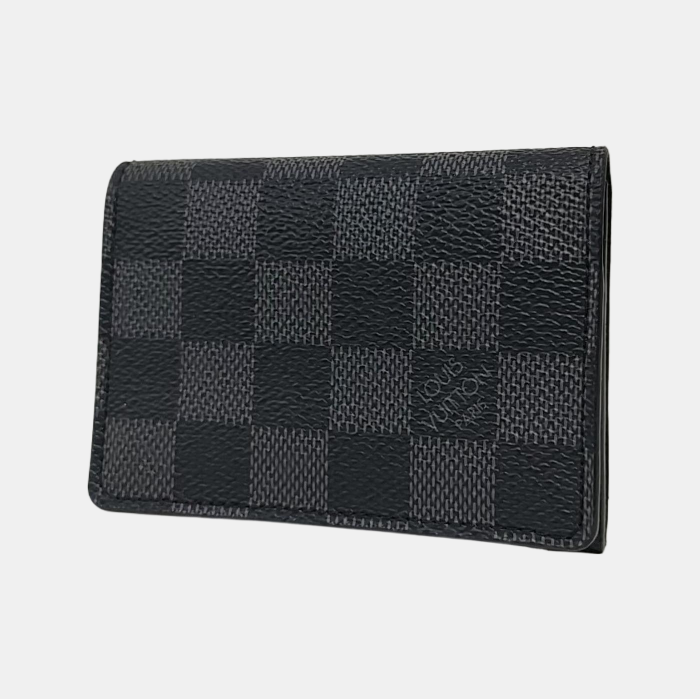 ENVELOPPE Damier Graphite Coated Canvas Gray Card Holder
