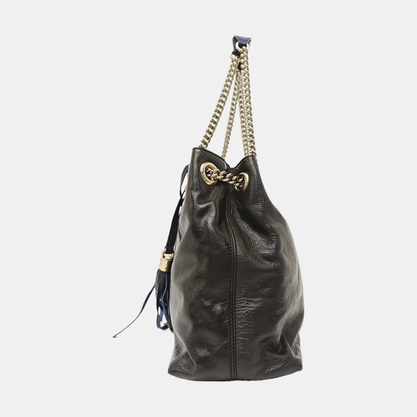 Soho Large Patent Leather Green