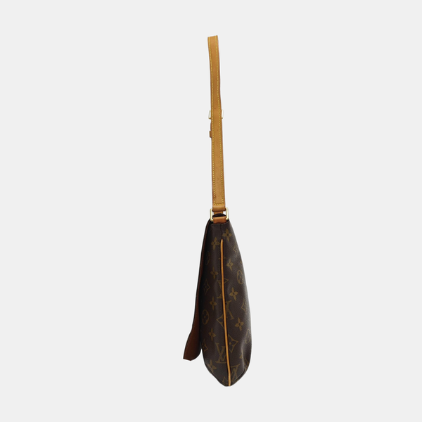 MUSETTE TANGO Monogram Coated Canvas Brown