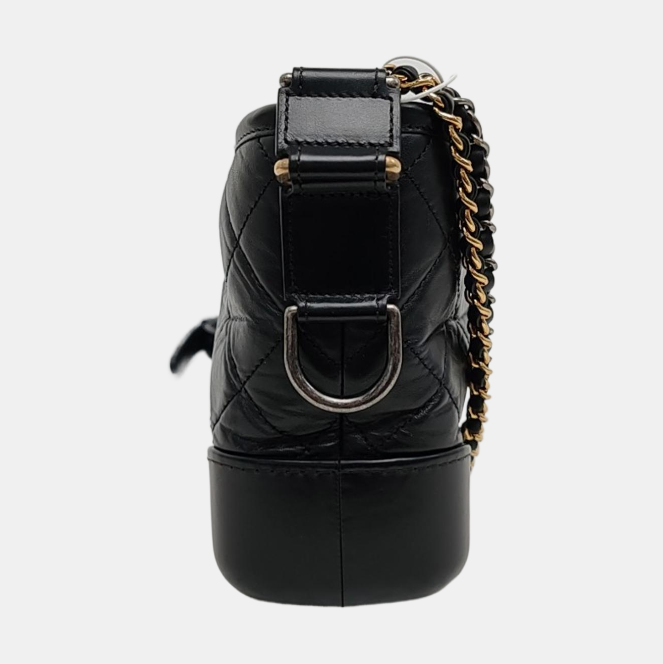 Authenticated pre-owned  GABRIELLE Small Quilted Calfskin Black - Shoulder Bag at Looply
