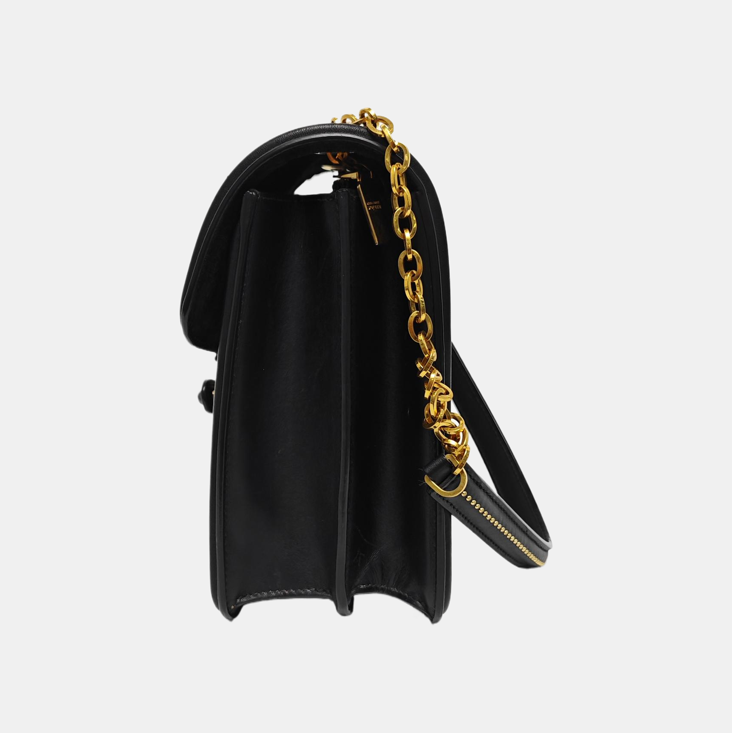 Calfskin Shoulder Bag Black