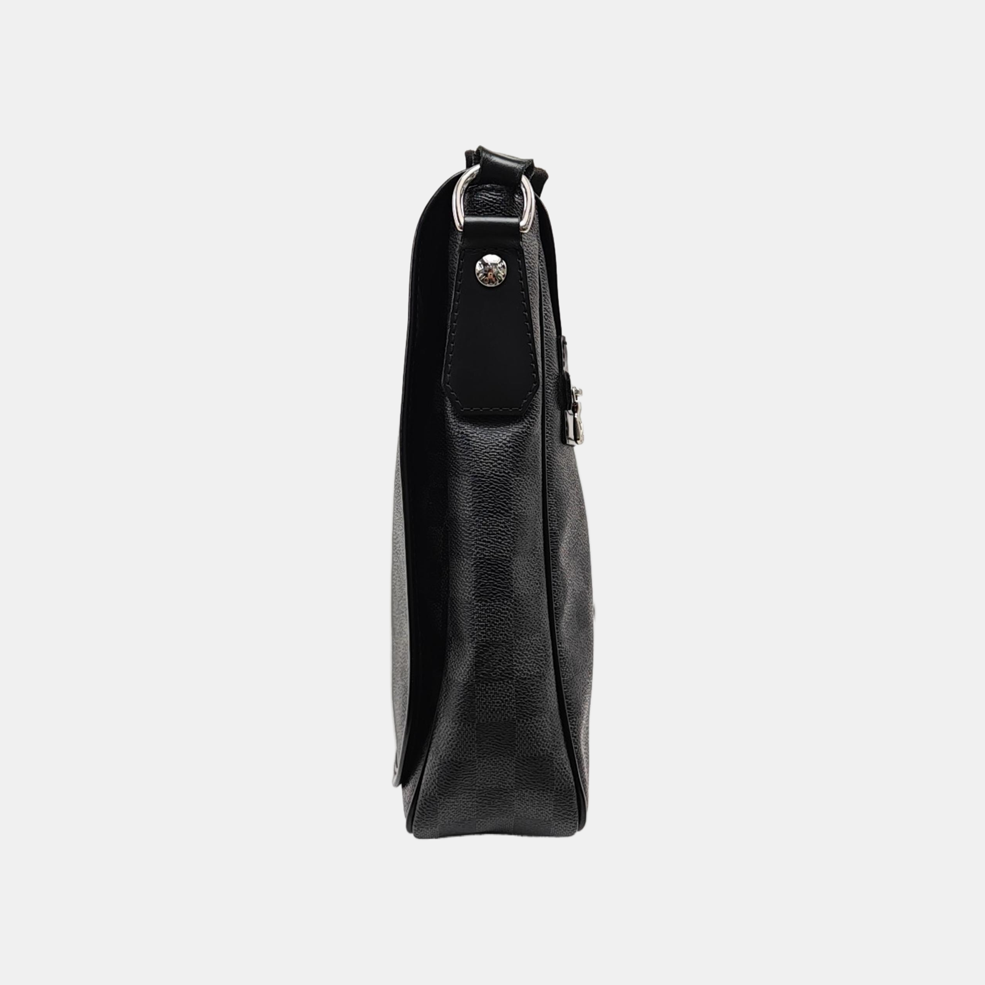 DANIEL Damier Graphite Coated Canvas Gray