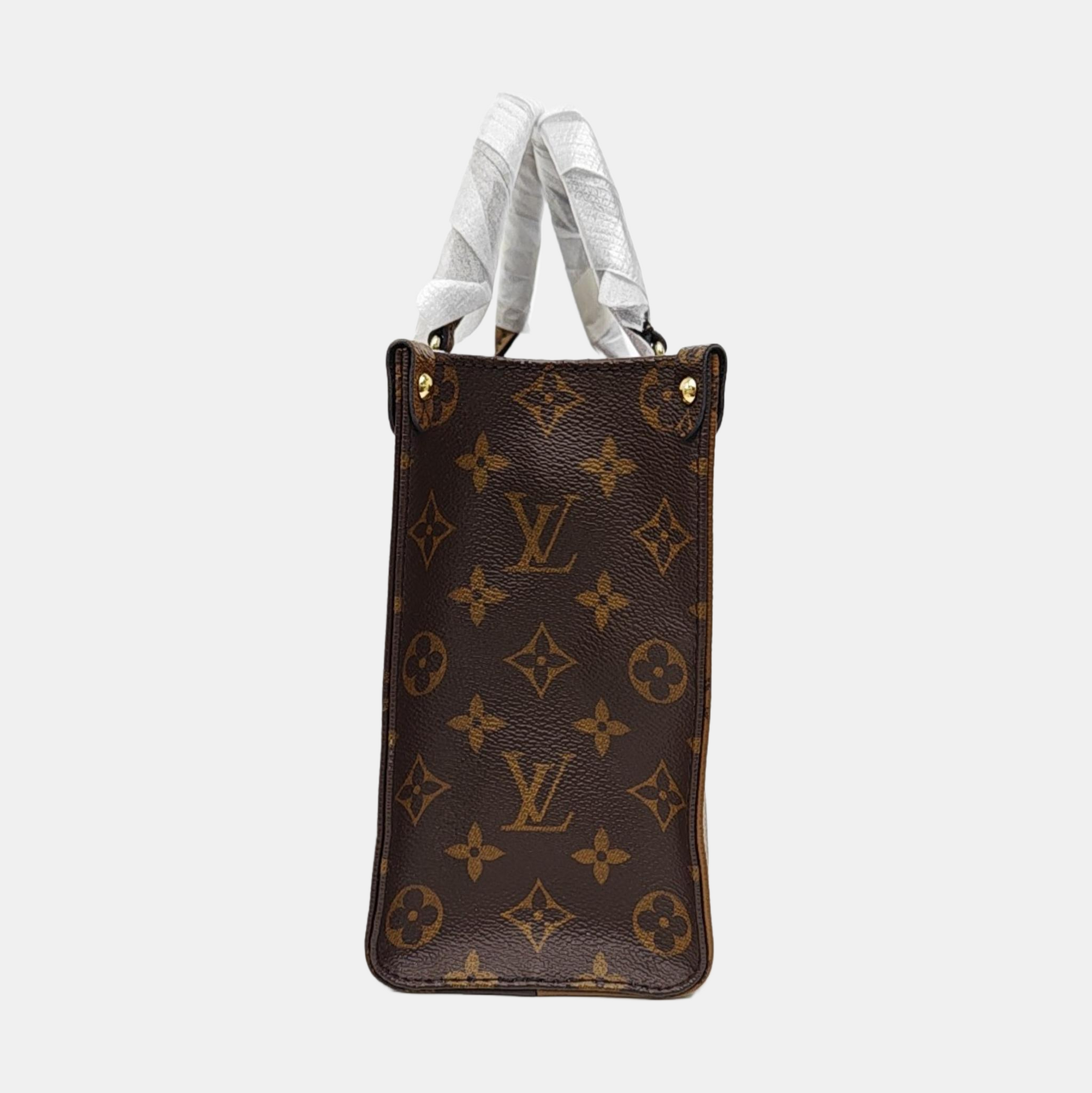 ONTHEGO PM Monogram Coated Canvas Brown